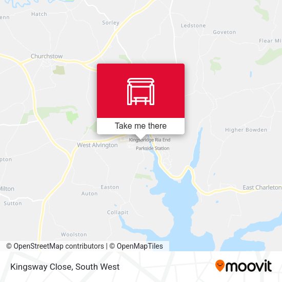 Kingsway Close map