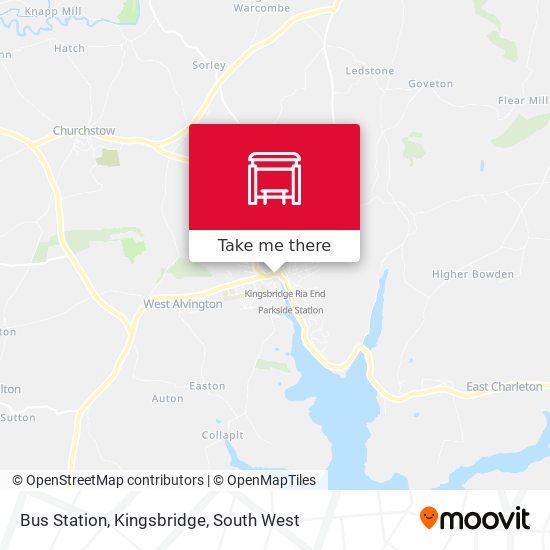 Bus Station, Kingsbridge map