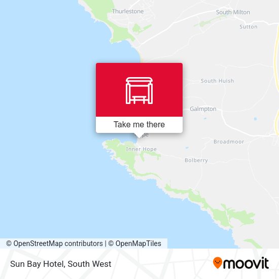 Sun Bay Hotel map