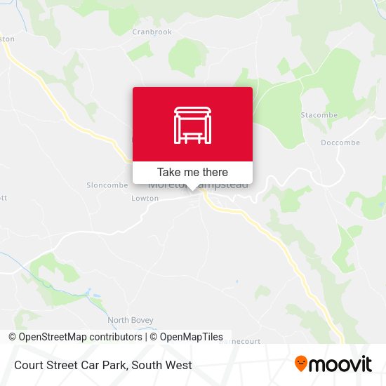 Court Street Car Park map