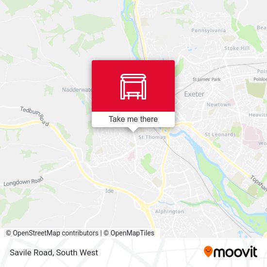 Savile Road map