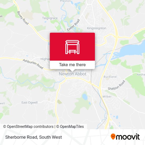Sherborne Road map