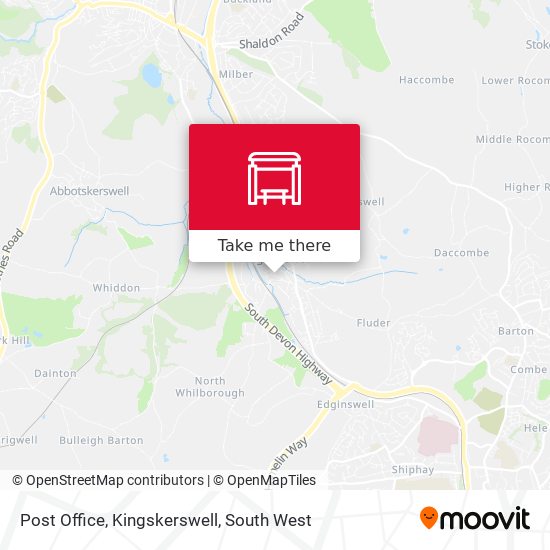 Post Office, Kingskerswell map