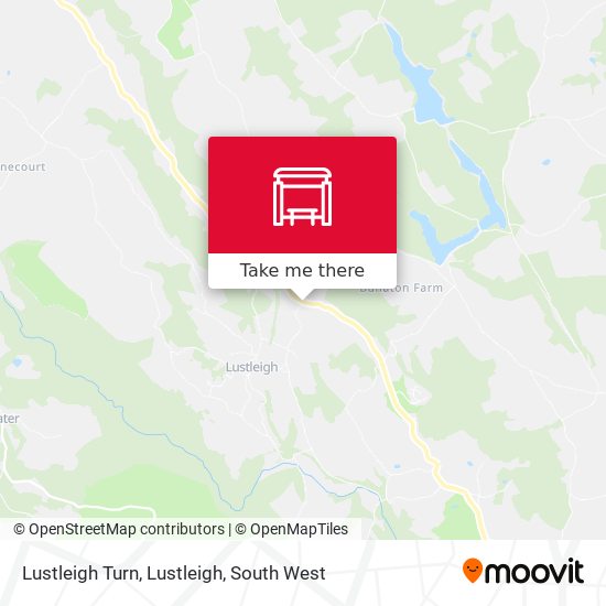 Lustleigh Turn, Lustleigh map