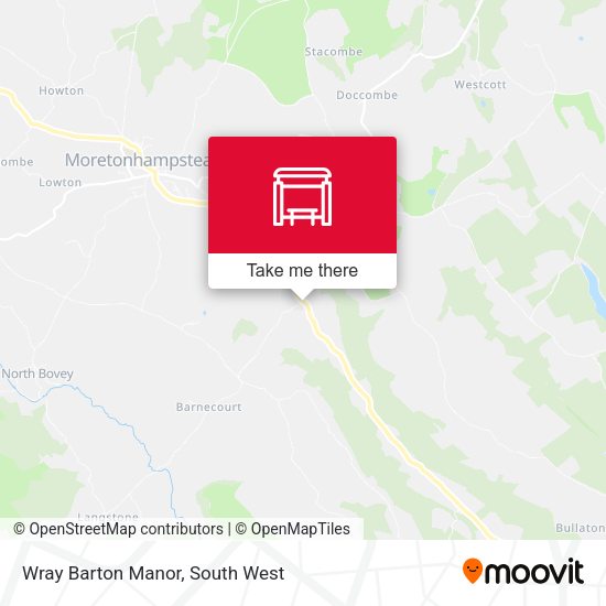 Wray Barton Manor map