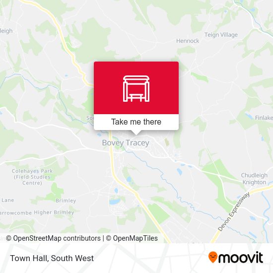 Town Hall map