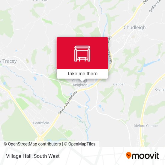 Village Hall map