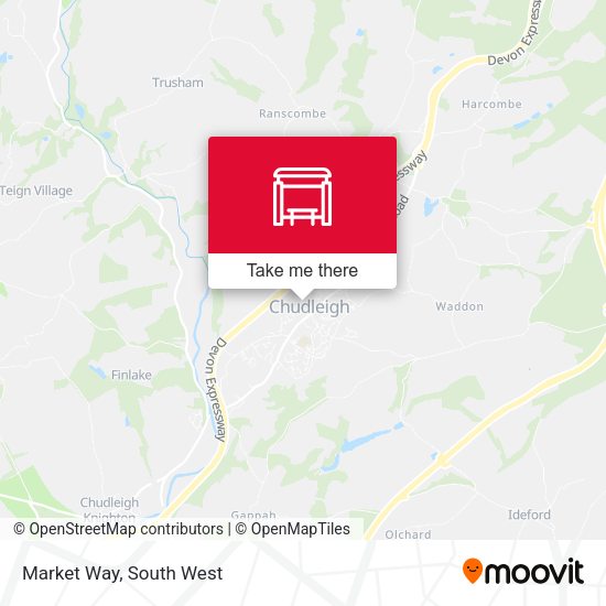 Market Way map
