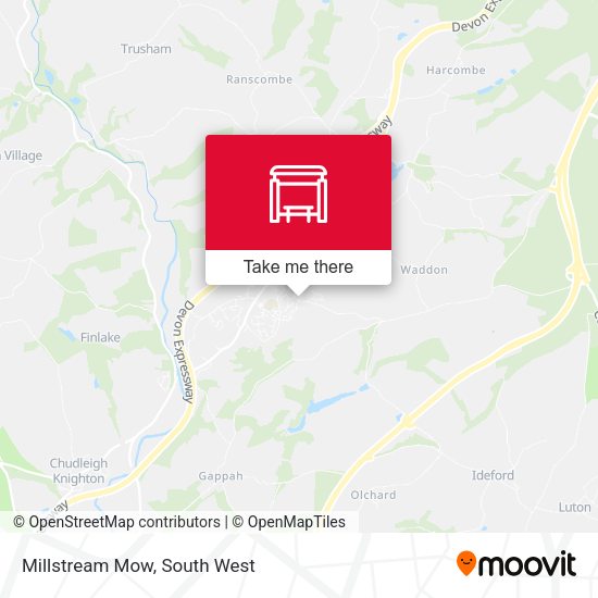 Millstream Mow map
