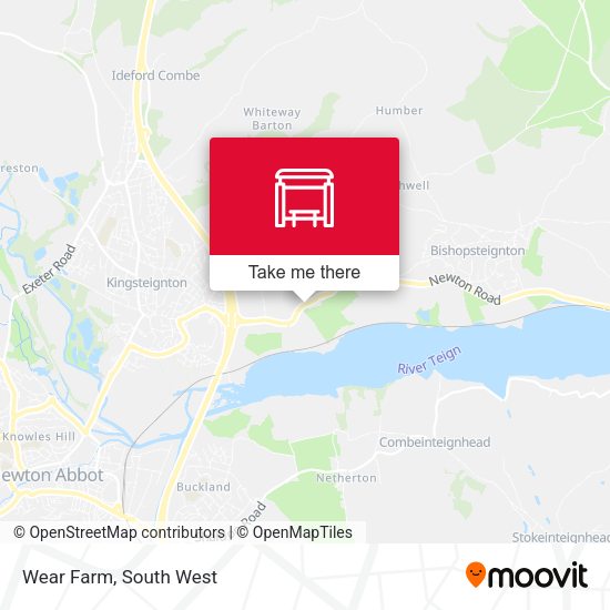 Wear Farm map