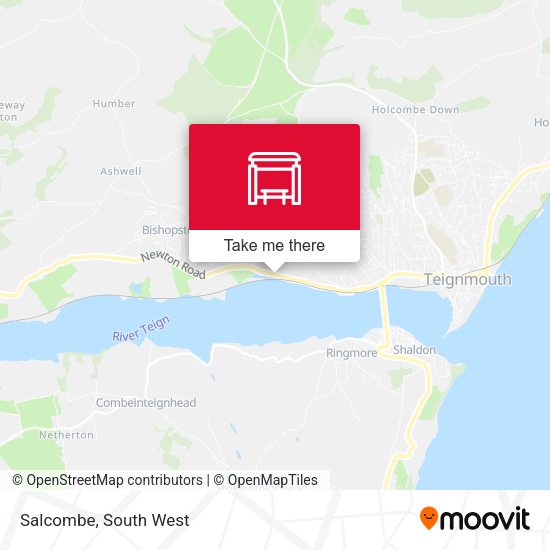 Salcombe map