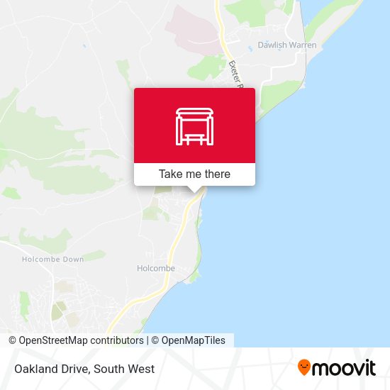 Oakland Drive map