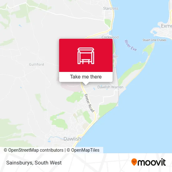 Sainsburys map