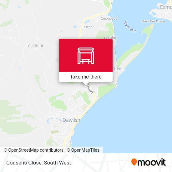 Cousens Close map