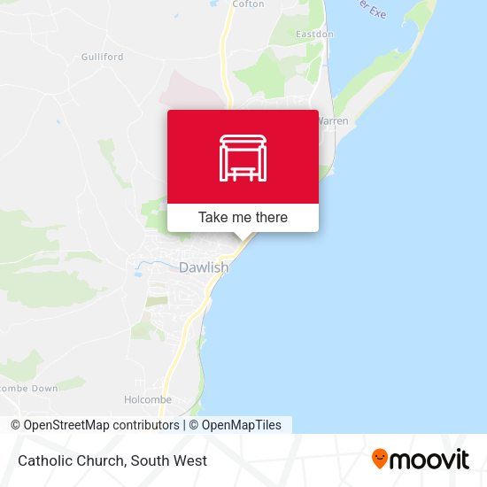 Catholic Church map