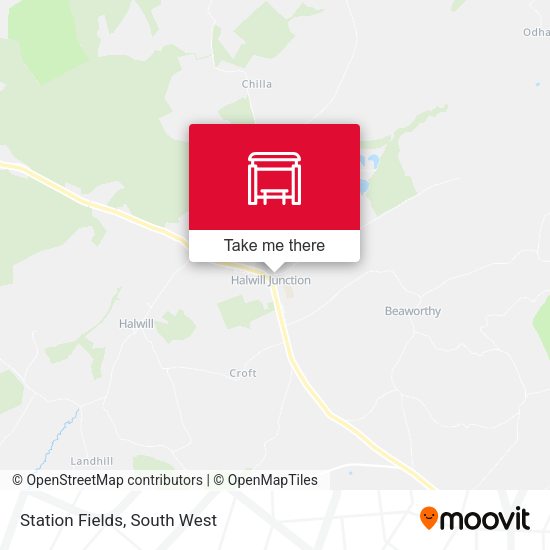 Station Fields map