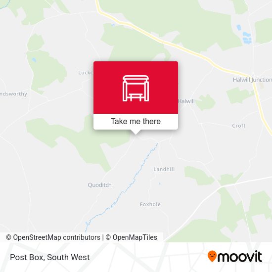 Post Box map