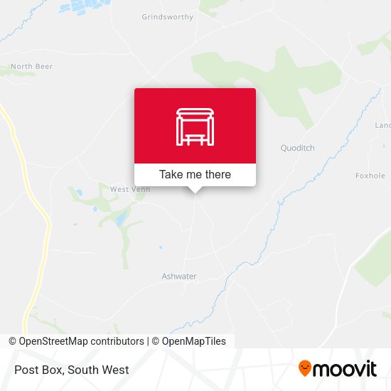 Post Box map