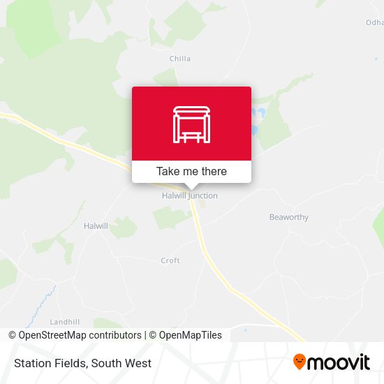 Station Fields map