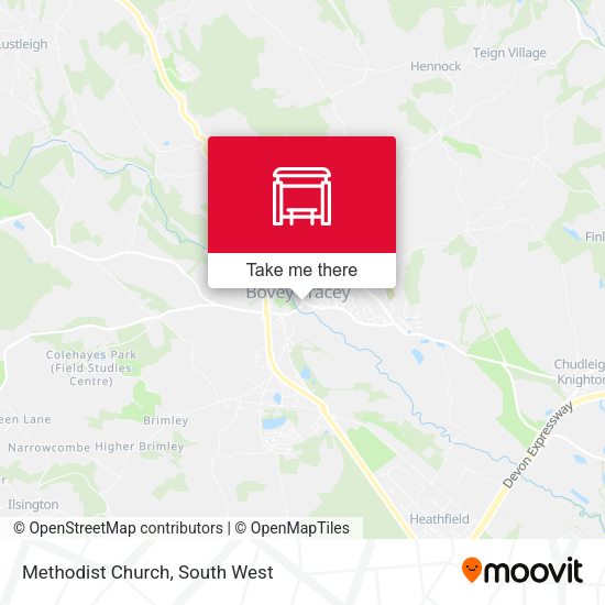 Methodist Church map