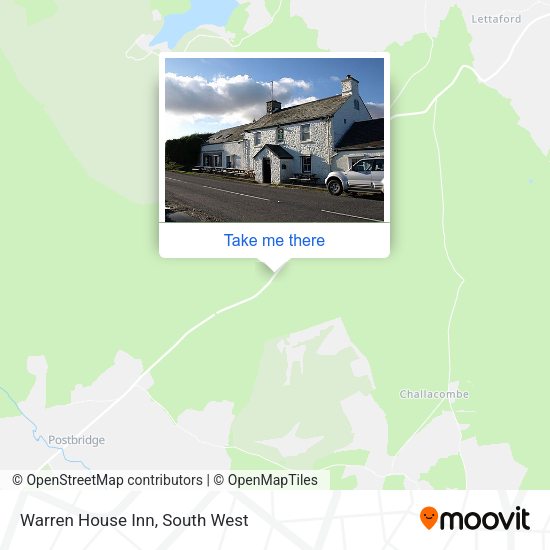 Warren House Inn map