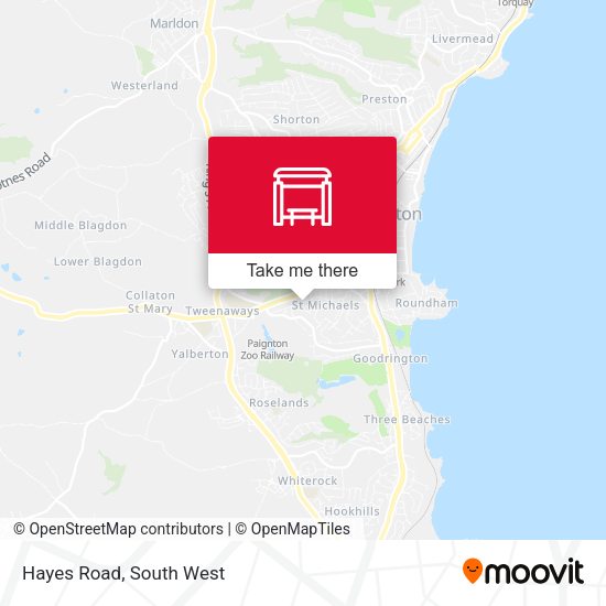 Hayes Road map