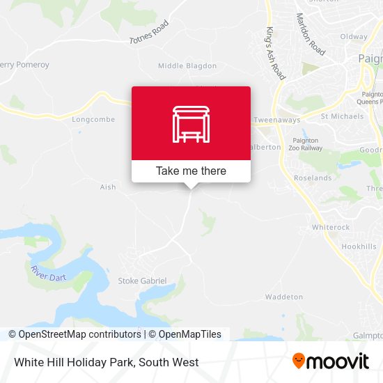 White Hill Holiday Park map