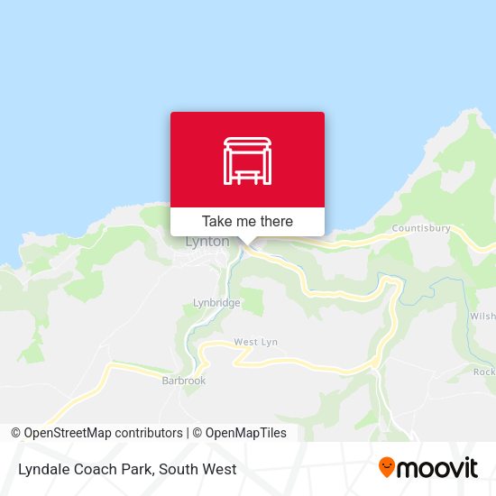 Lyndale Coach Park map