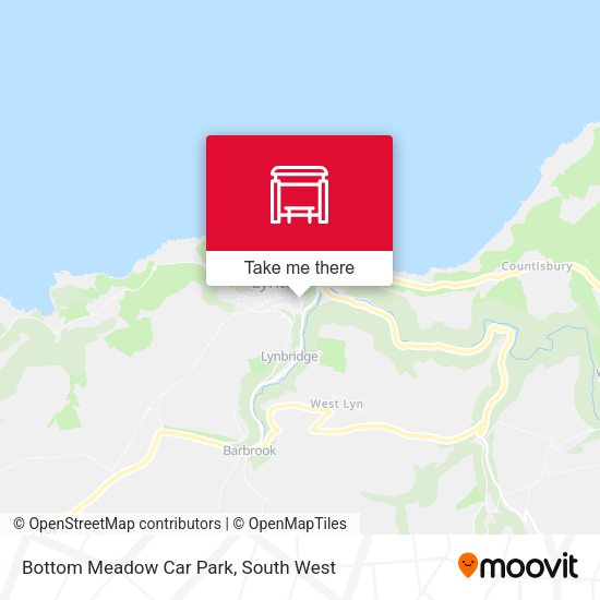 Bottom Meadow Car Park map