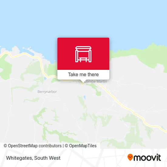 Whitegates map