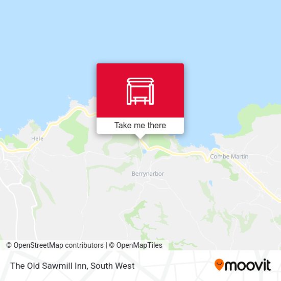 The Old Sawmill Inn map