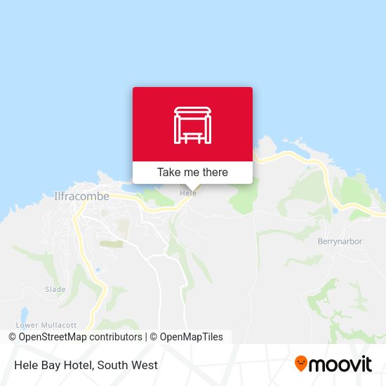 Hele Bay Hotel map