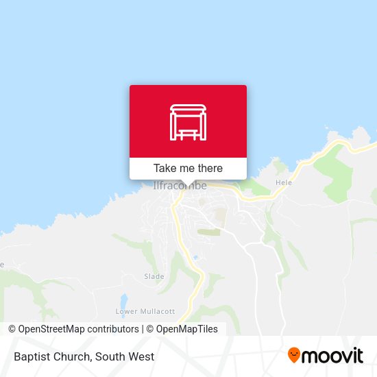 Baptist Church, Ilfracombe map