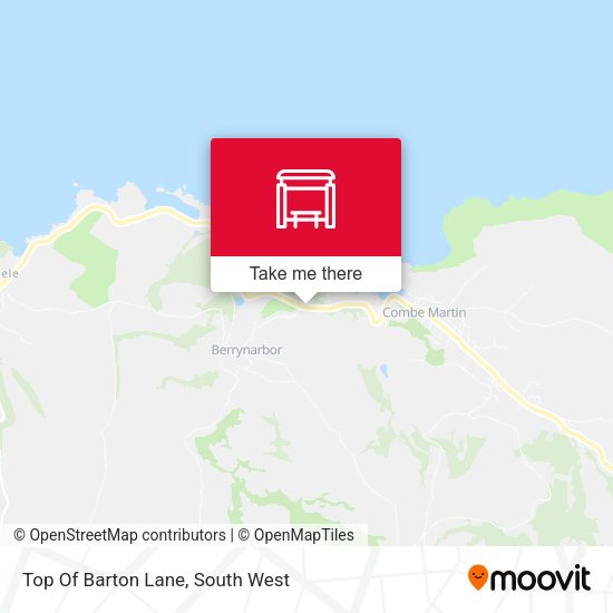 Top Of Barton Lane map