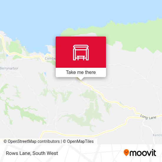 Rows Lane map