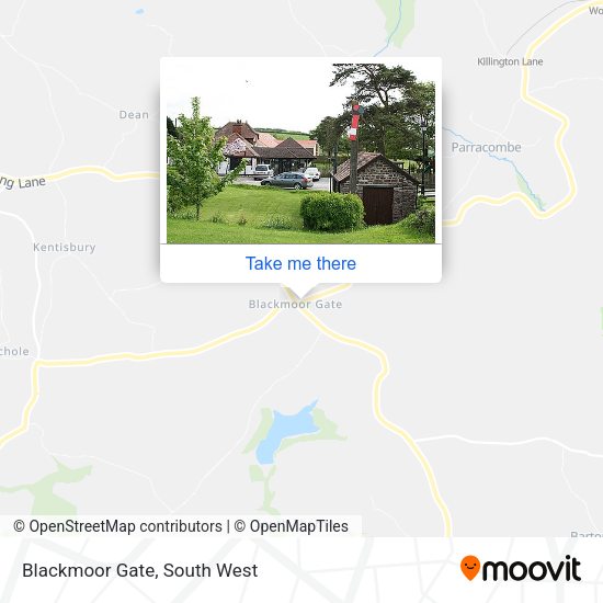 Blackmoor Gate map