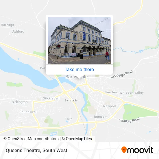 Queens Theatre map