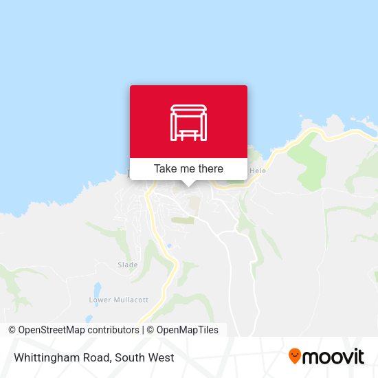 Whittingham Road map