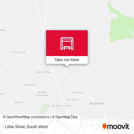 Little Silver map
