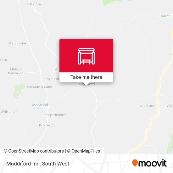 Muddiford Inn map