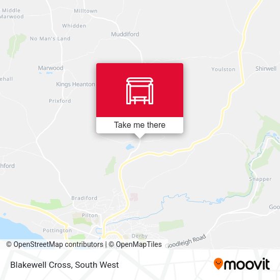 Blakewell Cross map