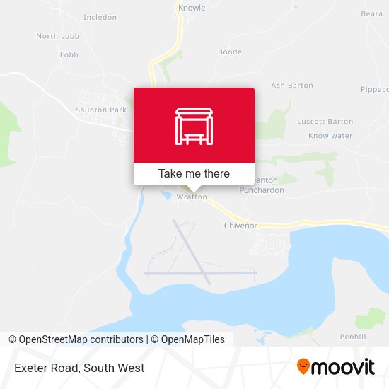Exeter Road map