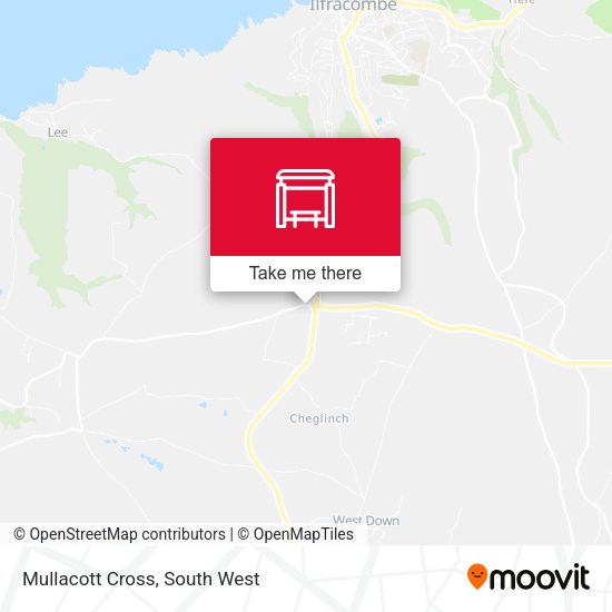 Mullacott Cross map