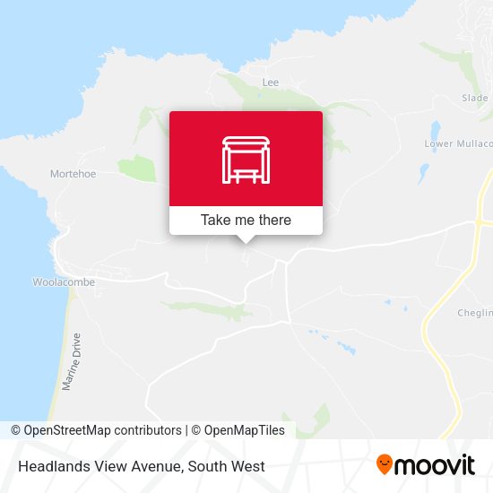 Headlands View Avenue map