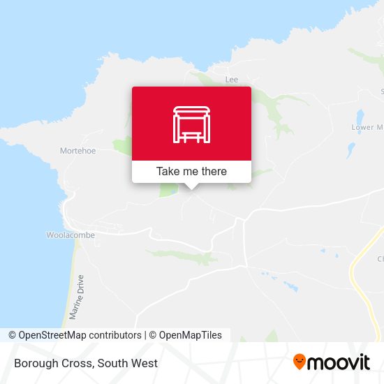 Borough Cross map
