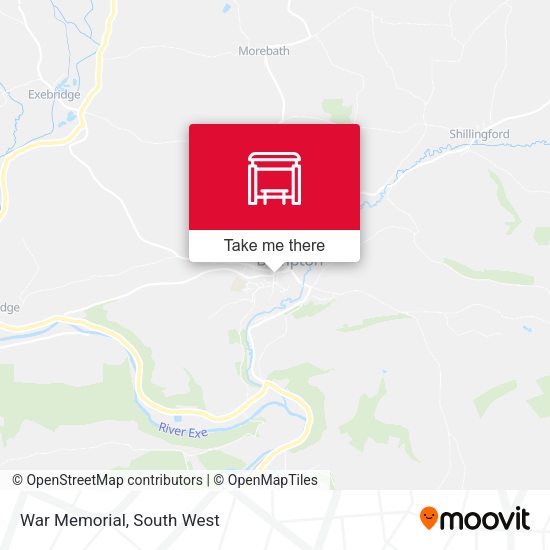 War Memorial map