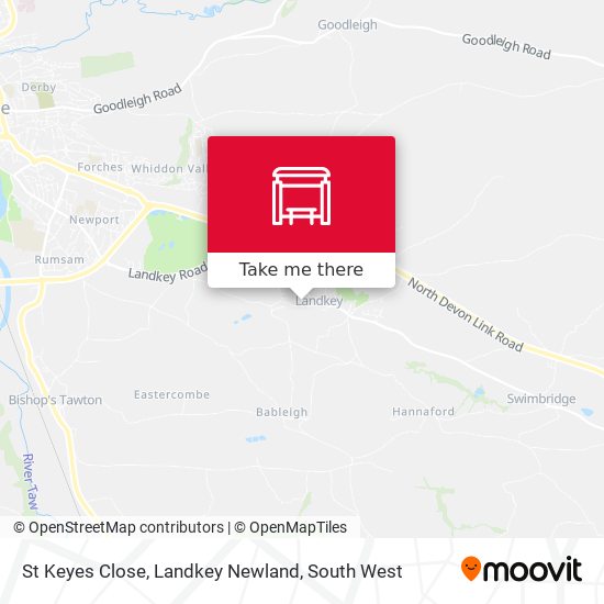 St Keyes Close, Landkey Newland map