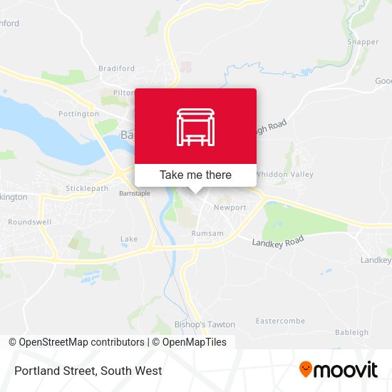 Portland Street map