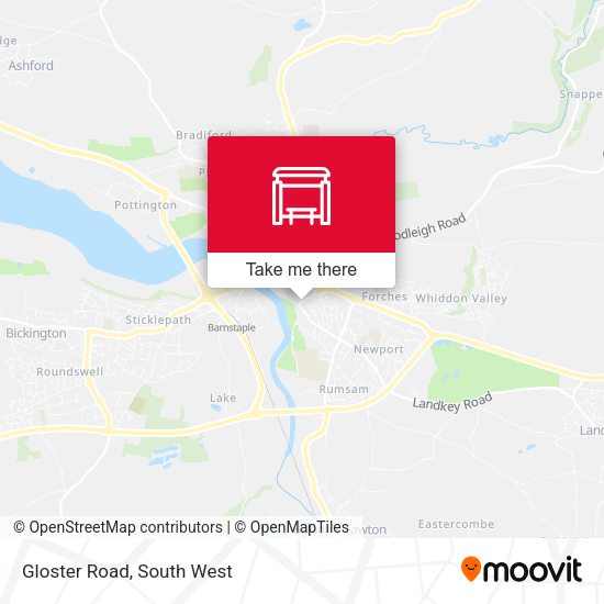 Gloster Road map