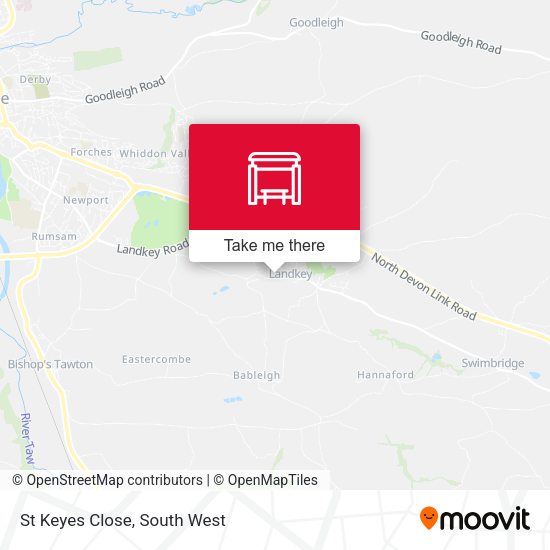 St Keyes Close map